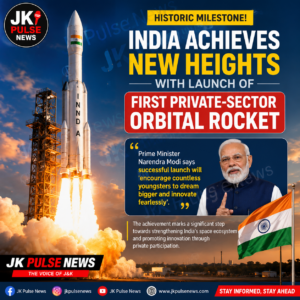 🚀 India Achieves Historic Milestone with First Private-Sector Orbital Rocket Launch